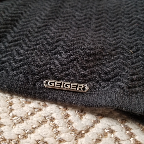 Geiger Wool Herringbone Peacoat - Picture 5 of 7
